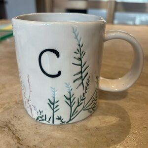 Anthropology Dagny Monogram Mug with Letter C